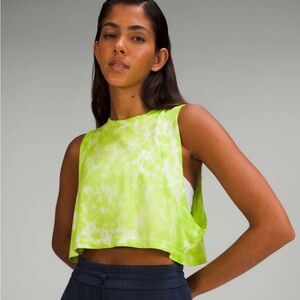 Lululemon all yours cropped tank size 6